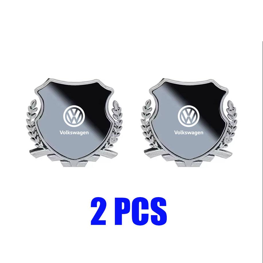 Zinc Alloy Car Fender Emblem Window Badge for VW GTI Golf R Tiguan Polo T-ROC JETTA PASSAT TOUAREG Personalized Badge