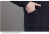 Men's Thickened Fleece-Lined Cotton Jacket, Windproof and Warm, Winter Dad's Wear, Solid Color
