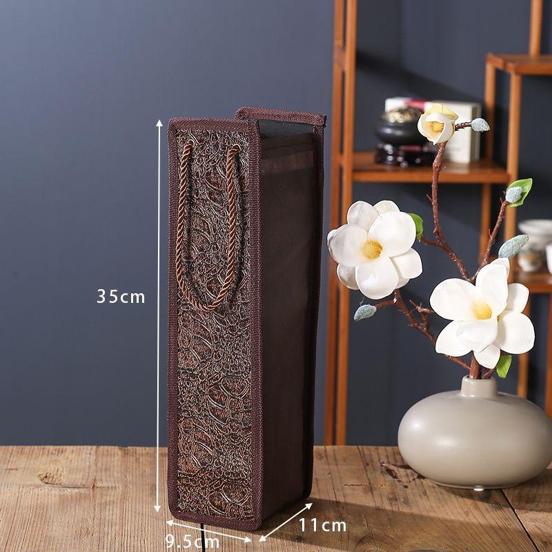 

Подарочные мешки для вина Мешки на завязках с ручками Герметичные Кожаные Многоразовые Удобные для путешествий На Рождество