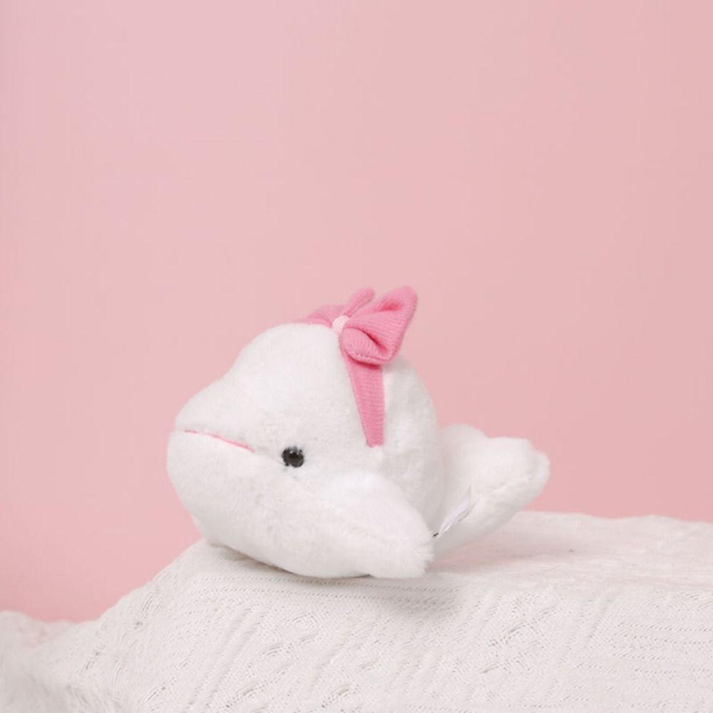 Shark Animal Beluga Plush Keyring Ocean Series Orca Plush Keychain Cute   Toddlers