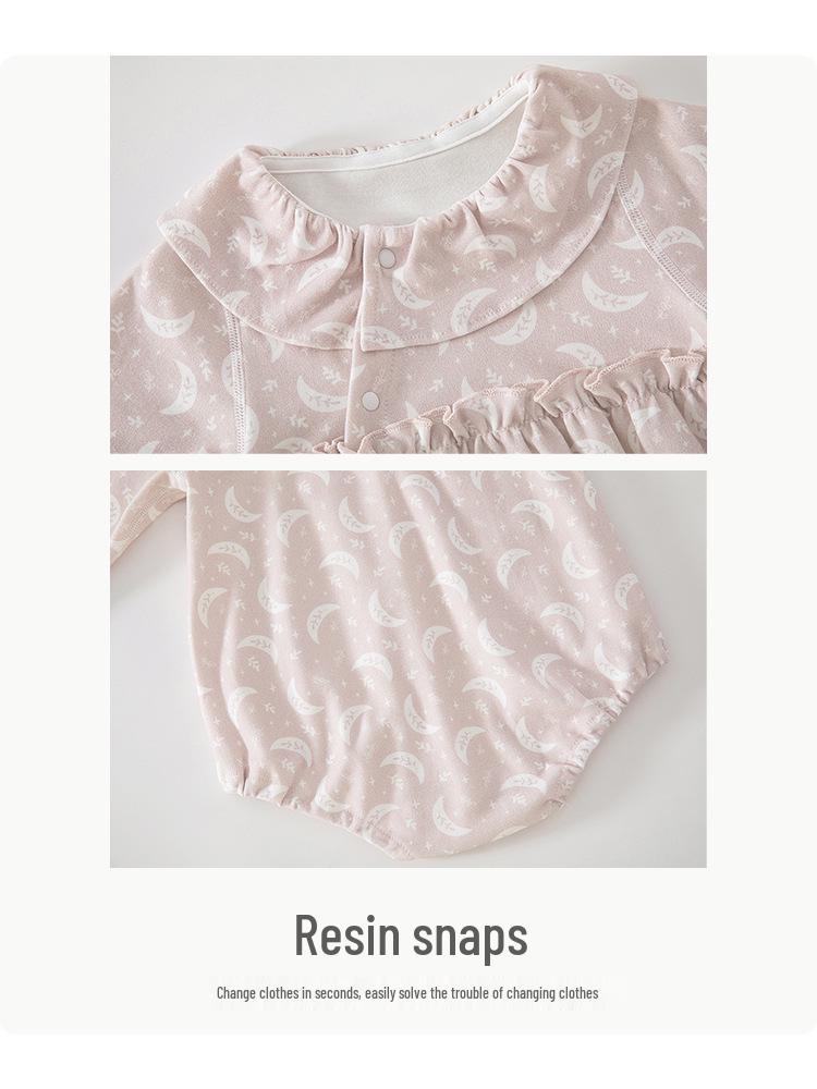 Neugeborenen Prinzessin Strampler für Mädchen, Frühling/Herbst, Einteiler, Reine Baumwolle, Klasse A, Größe 59