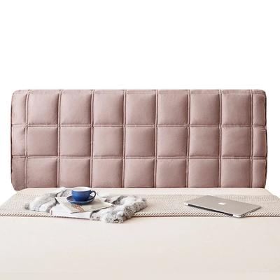 All-inclusive Luxury Velvet Bed Back Protector Cover Thicken Quilted Headboard Cover Super Soft Plush Quilting Bed Head Cover