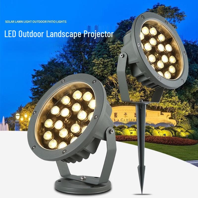 RGB Color Changing Outdoor Tree Spotlight