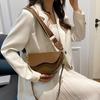 Casual Minimalist Ladies Crossbody Saddle Bag Fashiable Underarm Bag Trendy Shoulder Bag for Women