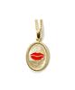 Bonbeau Antique Lip Necklace
