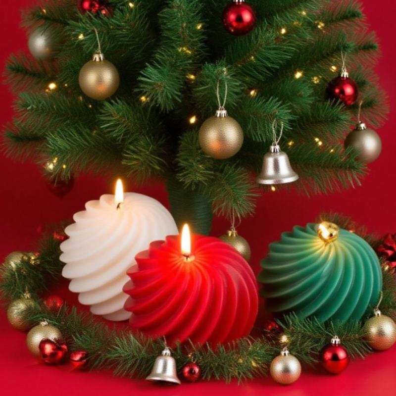 Geometrics Sphere Candle Making Mould Heat Resistant Silicone for Artistics Candle and Decoration