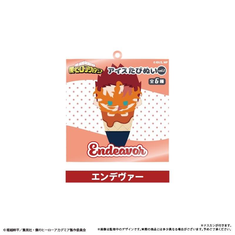 Tapioca My Hero Academia Ice Tapi-Nui Acrylic Keychain Vol.2 6-Piece Box Set Anime Character Collectible Keyrings