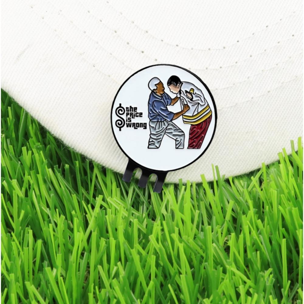 New stock golf hat clip with fun Happy Gilmore ball mark Golf Mark LY4682 5