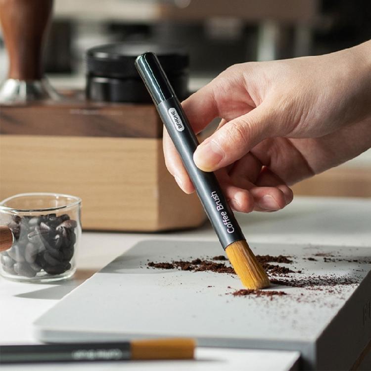 Coffee Brush Bar Groove Cleaning Brush Dusting Espresso Long Handle Brush