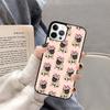 Cute cartoon pug dog Mobile Phone Cases Cover For iPhone 17 Air 16 15 14 12 13 11 Pro MAX apple Plus Coque