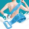 Silicone Body Back Scrubber, Double Side Bathing Brush for Skin Deep Cleaning Massage, Dead Skin Removal Exfoliating Belt for Shower, Body Brush F