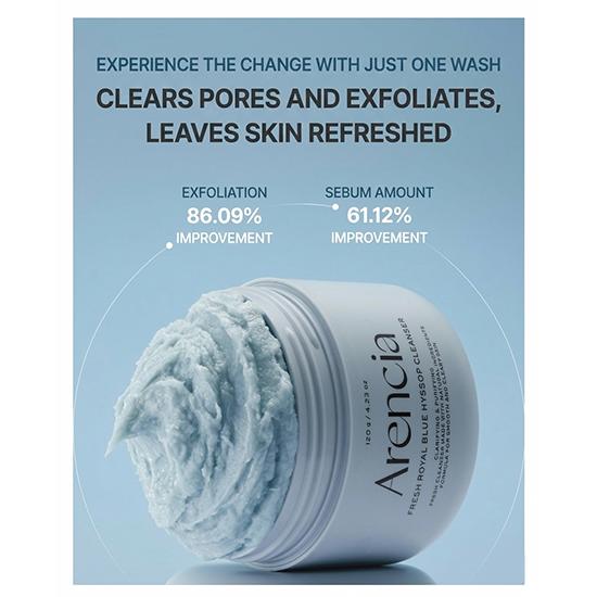 Arencia Rice Cake Fresh Cleanser 120g (Green, Rosehip, Blue Hyssop) (9 Options)