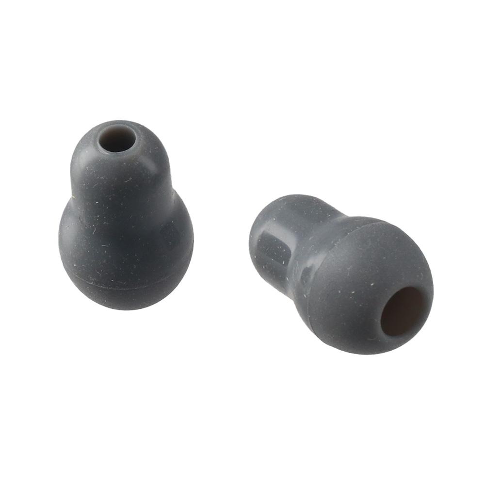 4Pcs Silicone Silicone Ear Tips Gray Black Stethoscope Ear Pieces Cardiology IV Parts