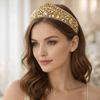 Shiny Rhinestone Headband Wide Brim Baroque Headdress Bling Bling Women Hair Hoop  Wedding
