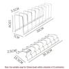 Stainless Steel Kitchen Cabinet Dish Rack and Drainer