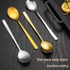 Korean Style Gold Stainless Steel Flatware Set