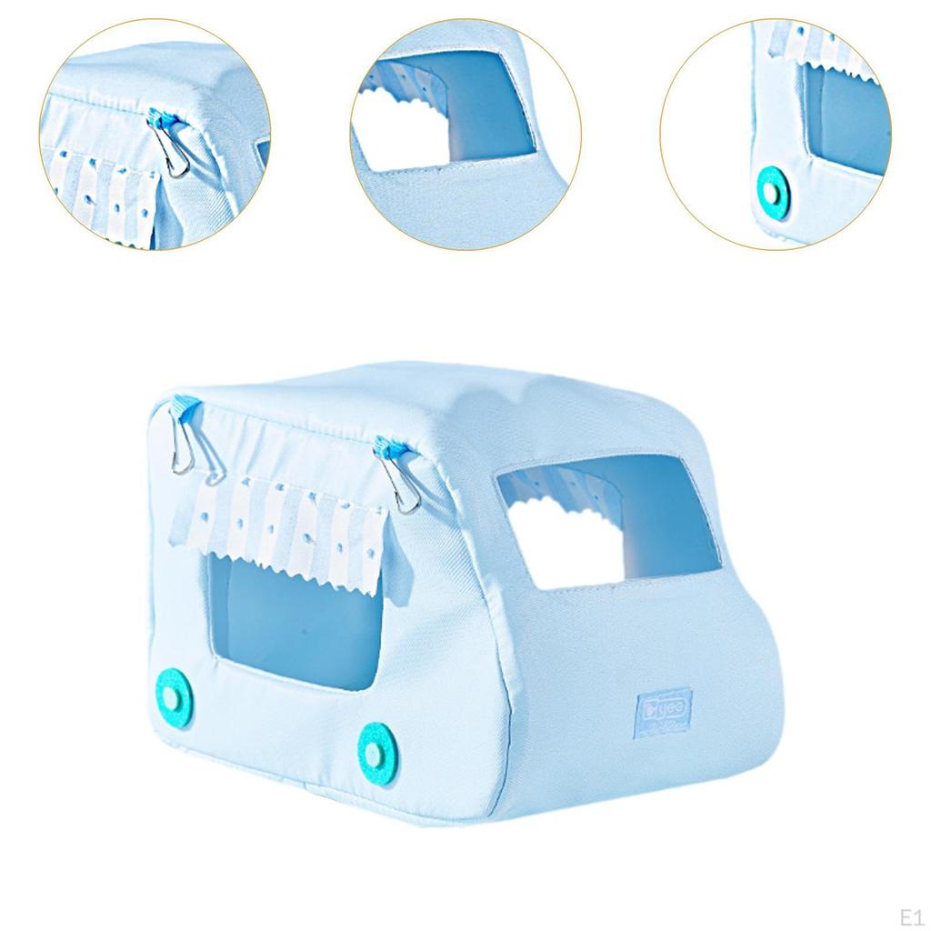 Hängendes Vogelnest Haus Hängematte Vogelkäfig Zubehör Papageienzelt Habibat Dekor für Sittiche Conures