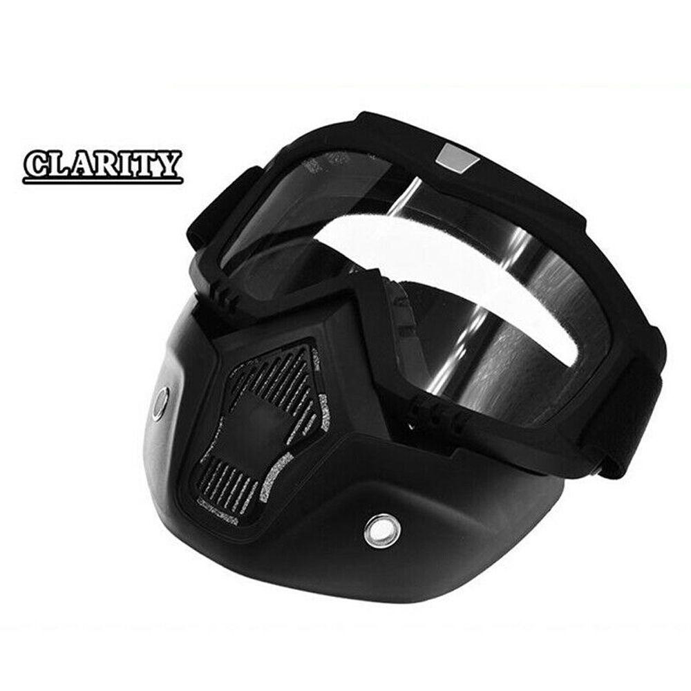 Scudo di sicurezza Protezione per gli occhi Filtro per la bocca Occhiali protettivi Occhiali Maschera antigas Respiratore chimico