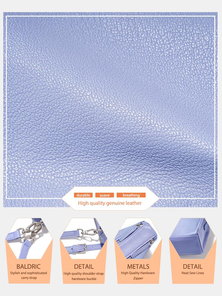 Zency Women's Genuine Leather Bag Ladies Sheepskin Bag Satchels