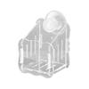 Aquarium Plant Holder Hanging Fish Tank Plant Pot with Suction Cups Clear
