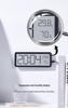 INS Modern Large Screen Wall Clock with Temperature & Humidity Display, Model YD106