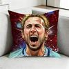 Harry kaneE Football Cartoon Pillow Case Square DoubleSided Sofa Cushion Cover Bedroom Bedside Pillow Gift