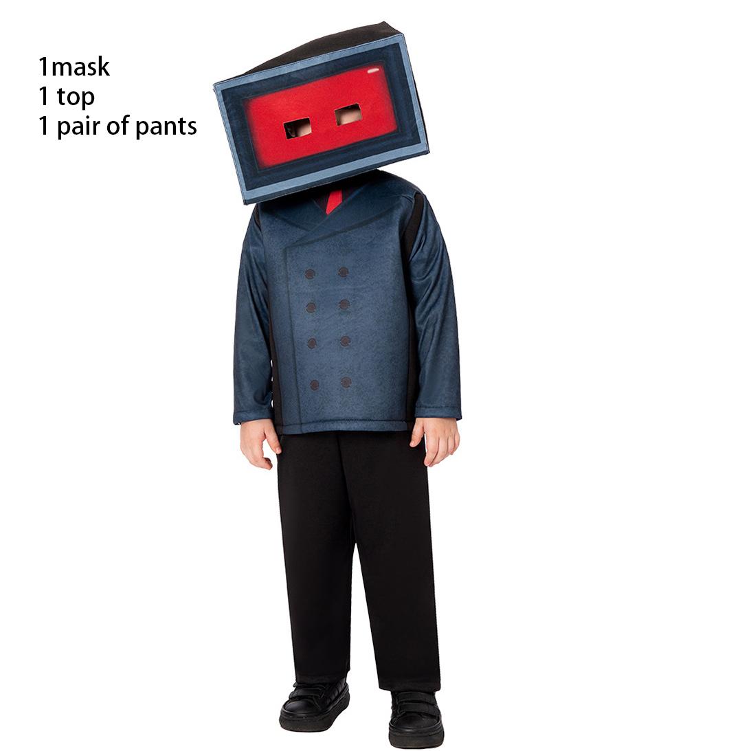 

Туалет Скибиди Хэллоуин Хоррор Игра Телевизионный Человек Косплей Одежда Костюмы для Макияжа Вечеринка S