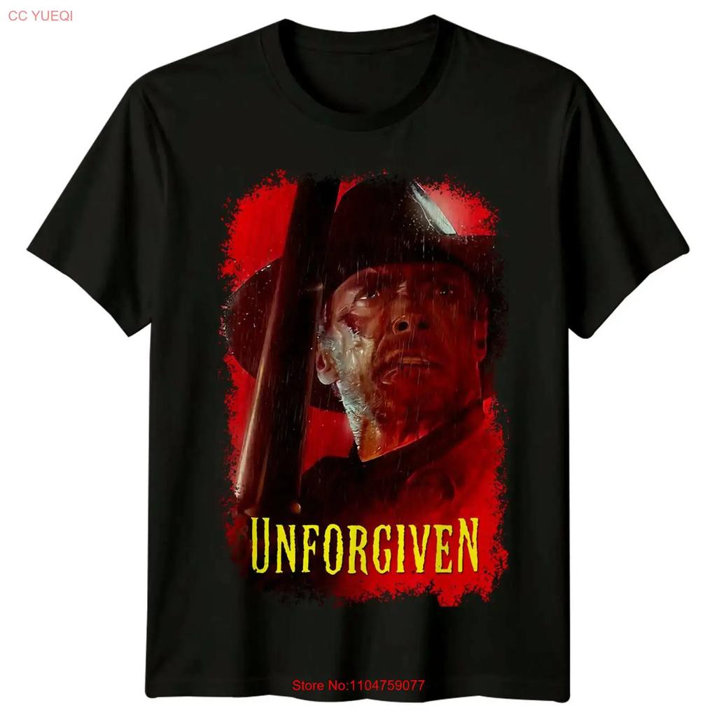 Unforgiven 1992 Movie Poster Inspired T Shirt Retro 90s Vintage Washed Fashion Graphic Top For Everyday Wear Breathable Soft