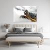 Canvas print, Mountain peak in clouds