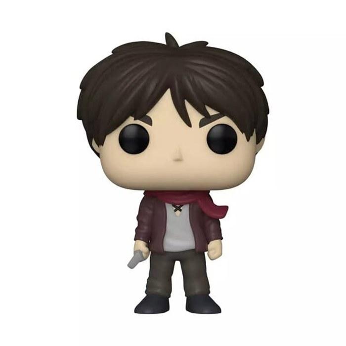 Funko Pop Attack on Titan Eren Yeager (Child) GameStop Exclusive 1251 Vinyl Figure (Blue)