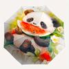 1pc Panda Eating Watermelon Automatic Opening and Closing Umbrella - Lightweight 3-Fold Design, Suitable for Fans, Travel, Daily Use - Official Produc