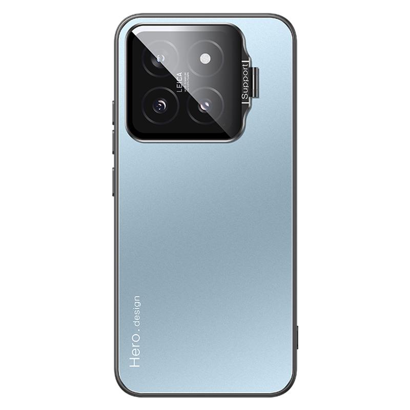 For Xiaomi 14 Case with Lens Kickstand Shockproof PC+TPU Phone Cover