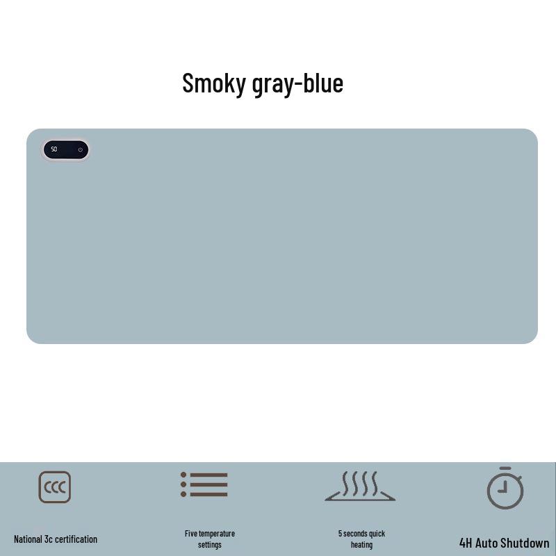 Heated Desk Mat with Smart Digital Display 80*33cm