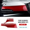 Real Soft Carbon Fiber Sticker For Subaru WRX/ WRX STI 2022 2023 2024 2025 Dashboard Panel Interior Trim Car Accessories
