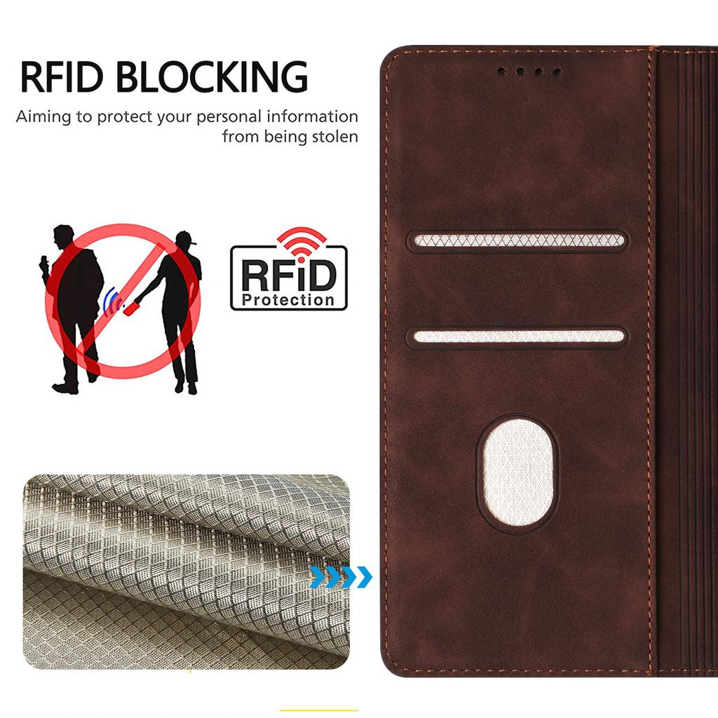 Wallet Case for Galaxy S24 - Leather/PU, Brown