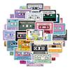 50Pcs/Set Retro Music Album Tapes Series 01 Stickers DIY Fashion Waterproof Doodle Decals Stickers