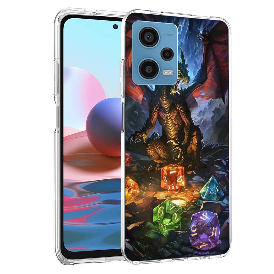 Game D-Dungeons D-Dragons D-DND Phone Case For Redmi Note 13 12 14 15 Pro Plus 13R 11 11T 11E 11S 10 Pro 10S 9 9S Cover Cell Cle