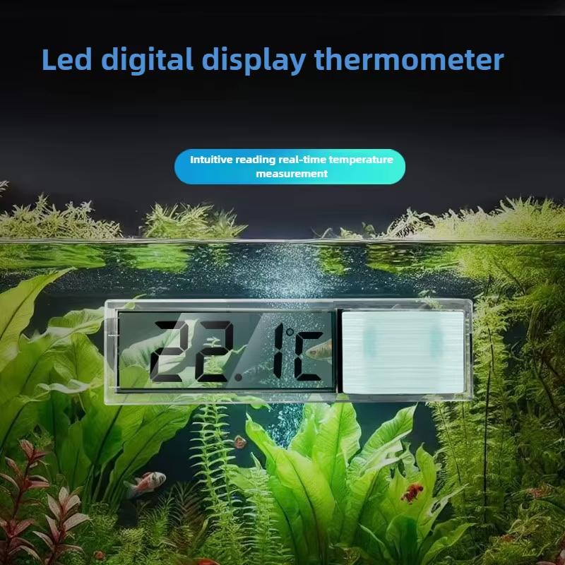 Electronic LCD Digital Aquarium Thermometer Fish Tank Temperature Meter Aquarium Accessories