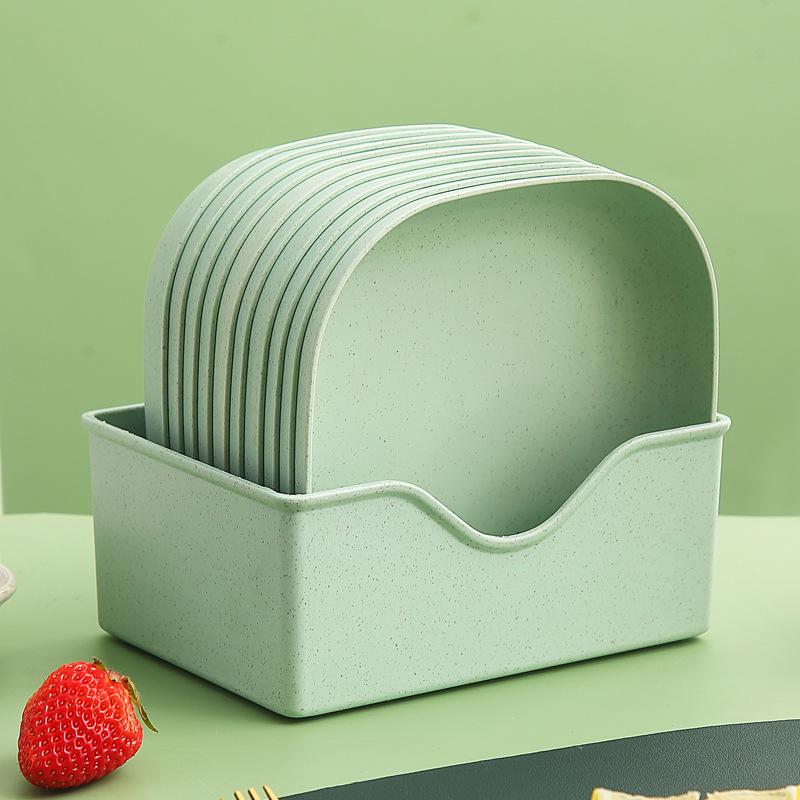 Japanese-Style Creative Plastic Bone Dish with Base