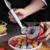 Double-Head Stainless Steel Fruit Platter Ball Digger Corrugated Carving Knife