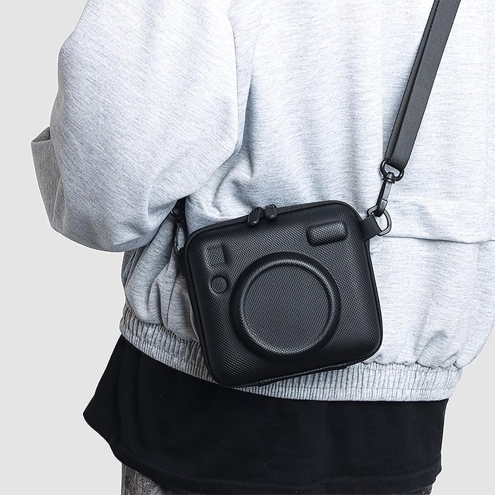 Wide EVO/SQ Camera Protective Case, Universal Wide Hard Shell Carry, with Detachable Adjustable Strap, Mini Evo Camera Case Carry Bag.