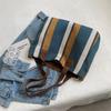 New Style Large-capacity Striped Single-shoulder Bag, Fashiable and Trendy Casual Handbag, Stylish Tote and Crossbody Bags sac