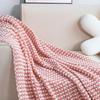 Nordic White Casual Blankets Throws Soft Comfortable Knitted Shawl Sofa Blanket Bed End Cover Travel Hotel Decorative Bedspread