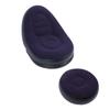 Inflatable Sofa Chair Stylish Simple Soft  ing Blow Up Lounger Chair with Footstool for Living Room Outdoor Travel Camping Picnic