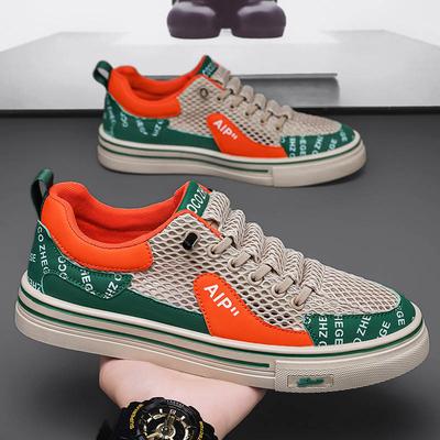 Neue Outdoor-Mode Dämpfende Laufschuhe Herren Atmungsaktive Mesh-Schuhe Leichte Vielseitige Sportschuhe