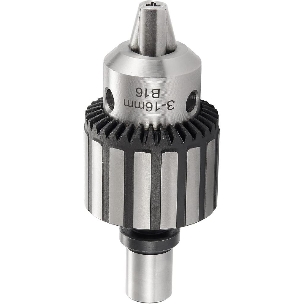 HD Chuck HEAVY DUTY 5/8" (16mm) Magnetic Drill Chuck with 3/4" Weldon Shank Adapter Key Type Chuck Converter Tool for Drill Press (B16)