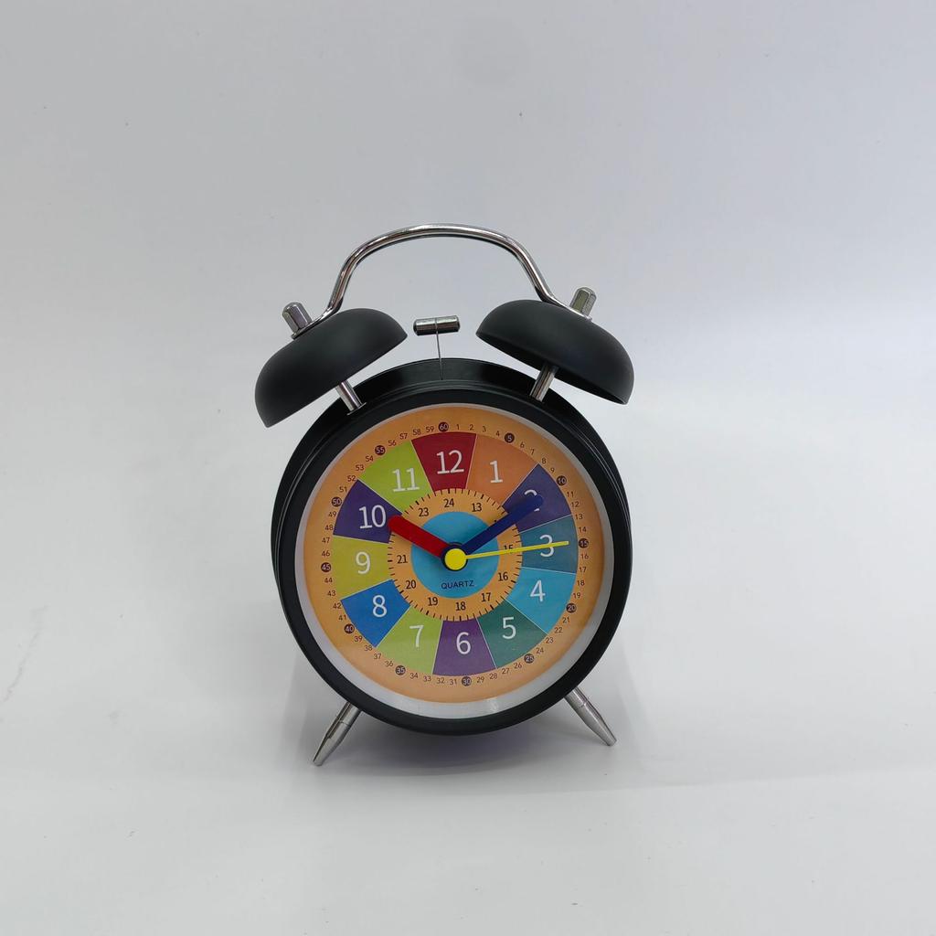 Frühkindliche Bildung Kinder Lernwecker Schreibtischuhr Schüler Desktop Nachttisch Stundenglocke Wecken großer Klingelton