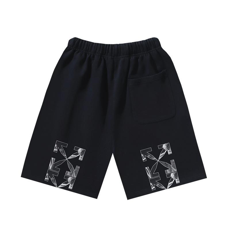 1197 Off-White Frühling/Sommer Neu OW Ölgemälde Pfeilmuster Aufgedruckte Lässige Lockere Shorts für Damen und Herren