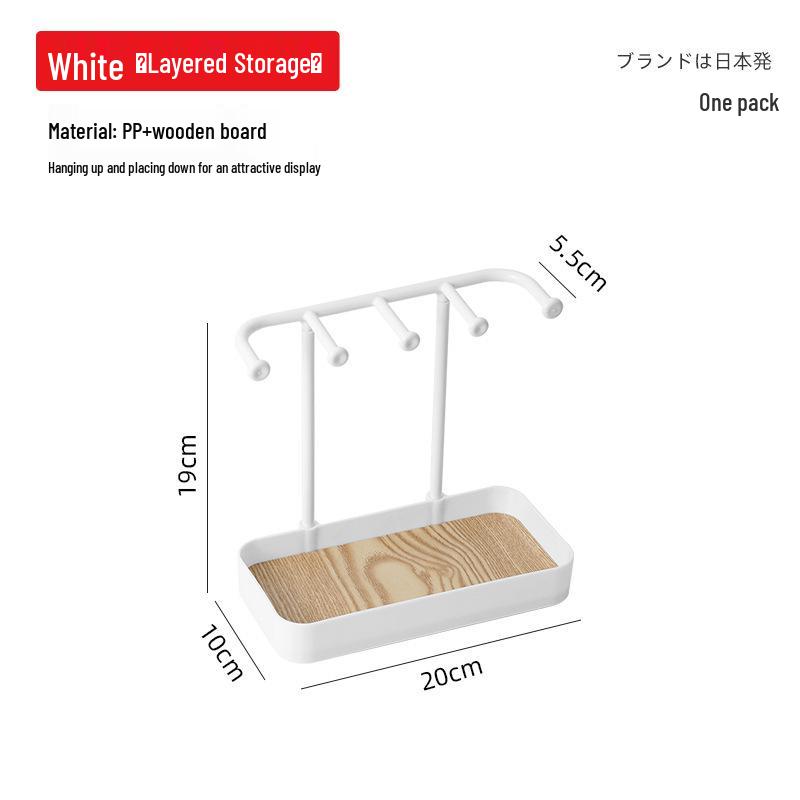 Schmuck-Organizer-Aufhänger: Halsketten-, Ring-, Ohrring-Präsentationsständer & Schlüsselanhänger-Halter