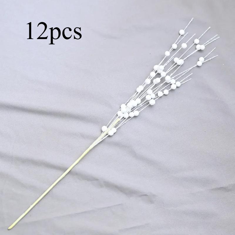 

12PCS 43cm Berry Artificial Flower Ornaments for Home Decor Party Supplies Cafe Vase Decoration Wedding Decoration